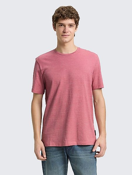 TOM TAILOR Denim T-Shirt T-Shirt T-Shirt in Melange-Optik günstig online kaufen