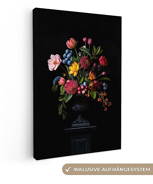 OneMillionCanvasses® Leinwandbild Blumen - Fröhlich - günstig online kaufen