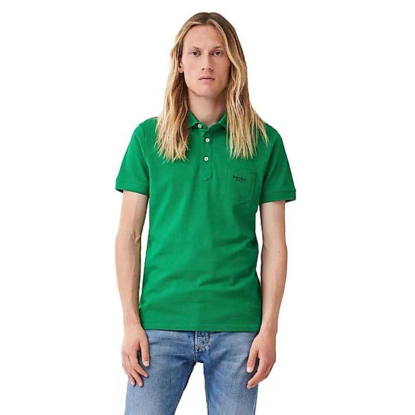 Salsa Jeans Regular Fit Hemdenfärben Kontrast Kurzarm-polo M Green günstig online kaufen