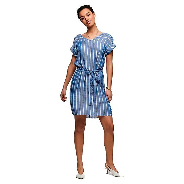 Jdy Janine Kurzes Kleid 36 Celestial Blue / Stripes White günstig online kaufen