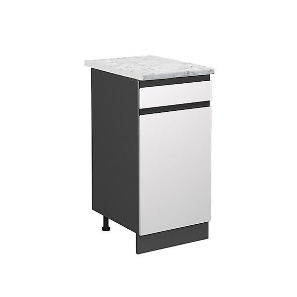 Vicco Küchenunterschrank R-Line Schubladenschrank für die Küche Weiß/Anthra günstig online kaufen
