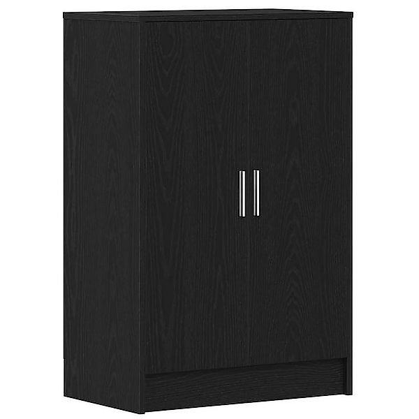 vidaXL Schuhschrank Schuhschrank Schwarz Eichen-Optik 60x35x92 cm Holzwerks günstig online kaufen