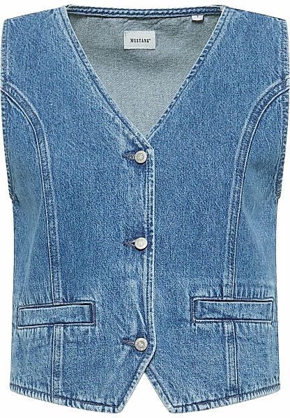 MUSTANG Outdoorjacke "Damen Style Tull Denim Vest" günstig online kaufen