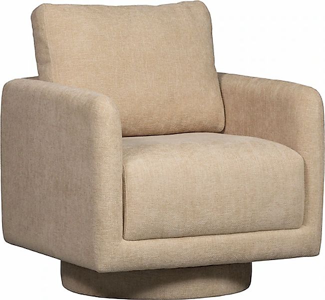 WOOOD Drehsessel »Oscar«, mit weichem Chenille-Bezug, Breite 78 cm günstig online kaufen