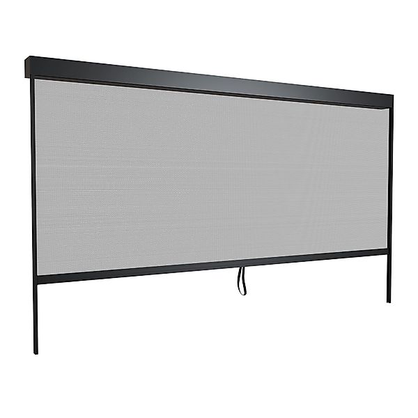 Juskys Seitenwand für Lamellendach Tahiti 4 x 2,4 m Anthrazit günstig online kaufen