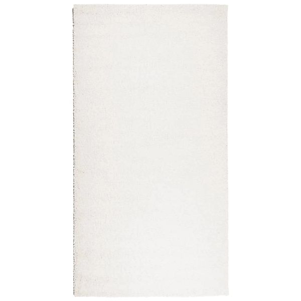 vidaXL Teppich Shaggy Hochflor Modern Creme 80x150 Cm 1954761 günstig online kaufen