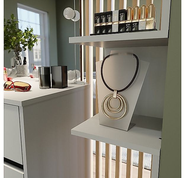 Vicco Eckregal Paolo, Weiß, 28 x 116.4 cm günstig online kaufen