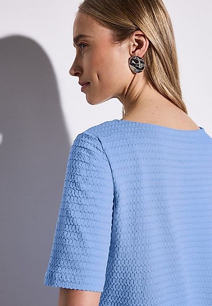 STREET ONE T-Shirt mit feiner Struktur günstig online kaufen