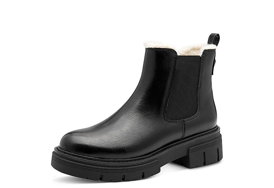 MARCO TOZZI Winterstiefelette, Blockabsatz, Winterboots in veganer Verarbei günstig online kaufen