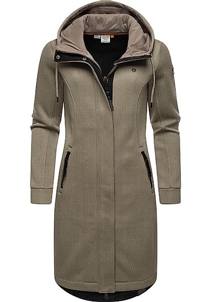 Ragwear Kurzmantel "Letti Long Bonded", Übergangsmantel aus Rippstrick mit günstig online kaufen