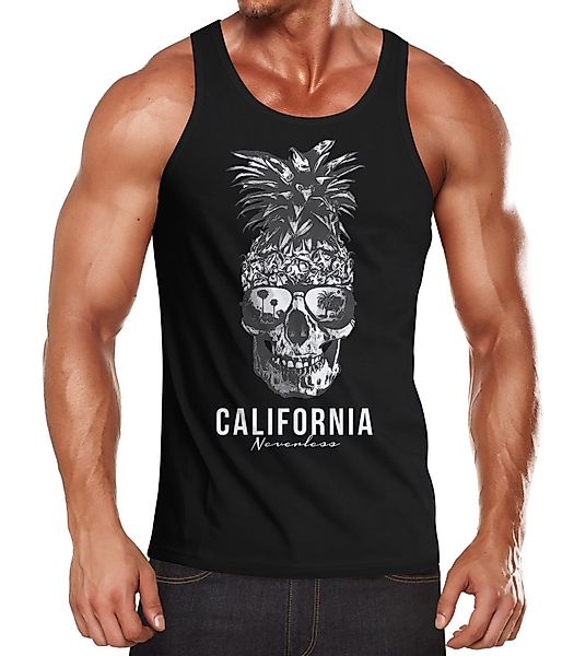 Neverless Tanktop Cooles Herren Tank-Top Pineapple günstig online kaufen
