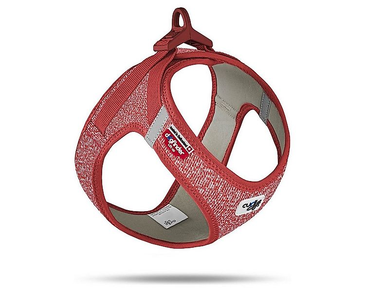 Curli Hunde-Geschirr Clasp Vest Geschirr Merino rot günstig online kaufen