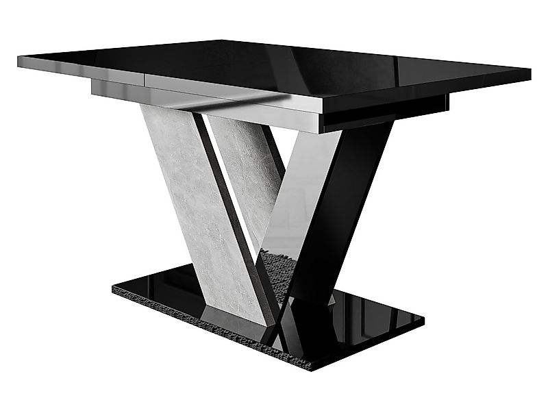 MIRJAN24 Esstisch Dubai (Ausziehbar - 1x Einlegeplatte), 120-160x80x76 cm, günstig online kaufen