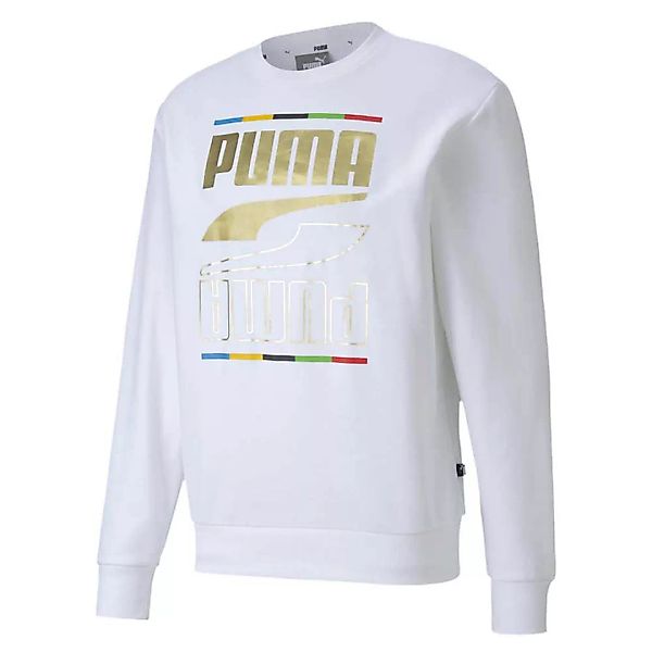 Puma Rebel Crew 5 Continents Track Sweatshirt M Puma White günstig online kaufen