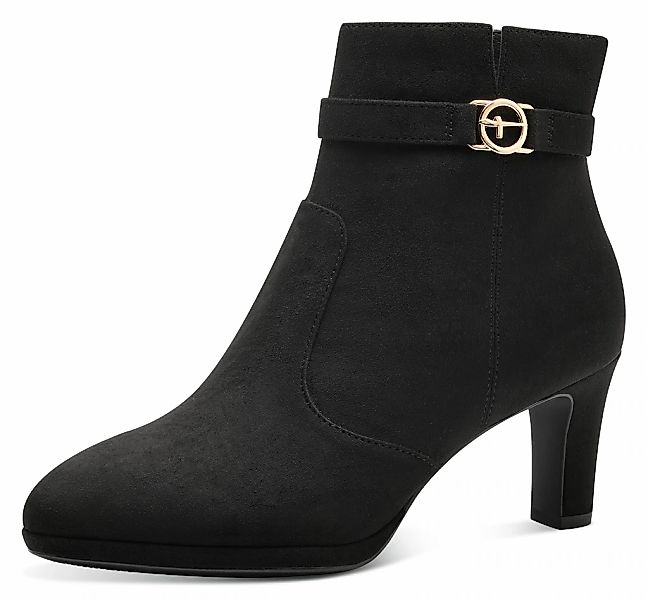 Tamaris Stiefelette, Trichterabsatz, Abendschuh mit elegantem Zierriemchen günstig online kaufen