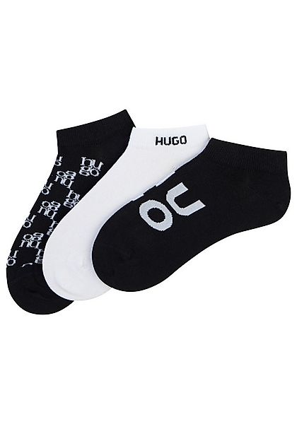 HUGO Sneakersocken (3-Paar) verstärkte Fersen- und Zehenpartie günstig online kaufen