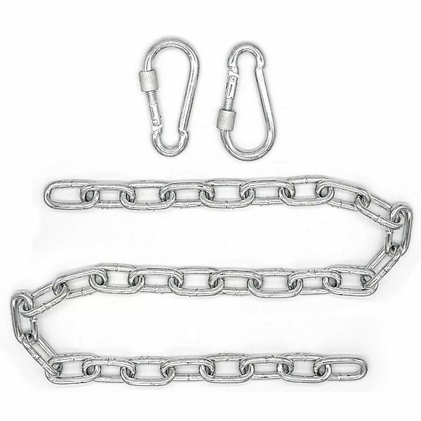 AMANKA Hängesessel Kette 100 cm Aufhängung mit 2 Karabiner bis 230 kg günstig online kaufen