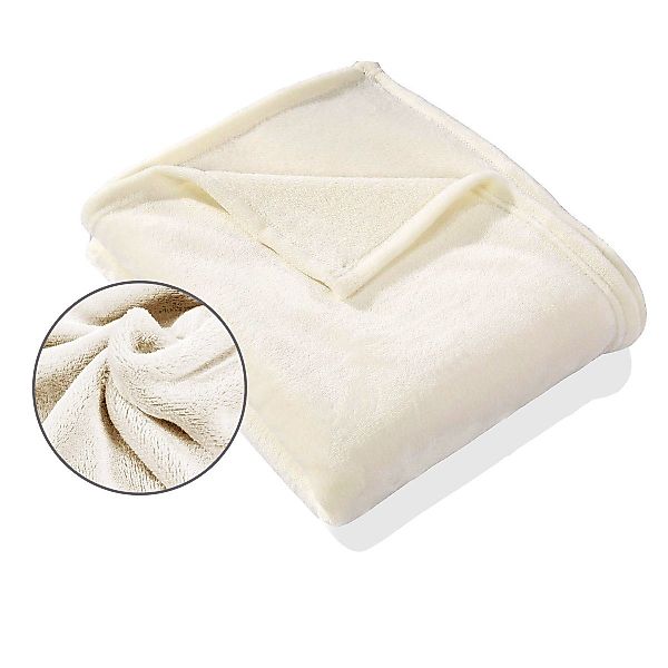 Wohndecke Fleecedecke Sofadecke Wohndecke Kuscheldecke, 150x200 günstig online kaufen