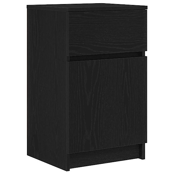 vidaXL Nachttisch Schwarz 39x35x65 cm Holzwerkstoff 861321 günstig online kaufen