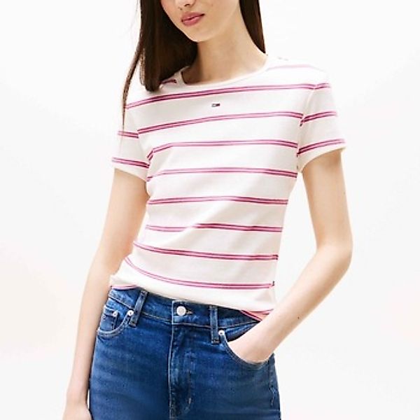 Tommy Jeans  T-Shirt TJW SLIM ESSENTIAL RIB S günstig online kaufen