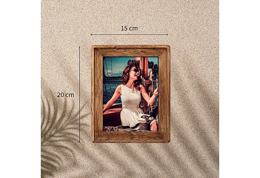 matches21 HOME & HOBBY Bilderrahmen Holz Bilderrahmen Landhausstil 20x25 cm günstig online kaufen