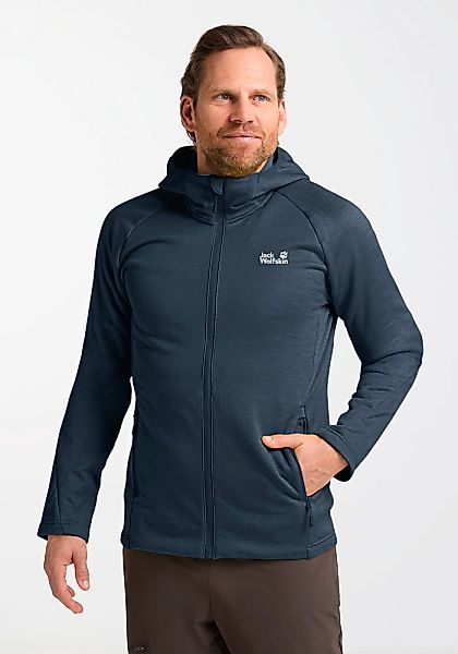 Jack Wolfskin Fleecejacke "PEAK DISTRICT HOODED FZ M", mit Kapuze günstig online kaufen