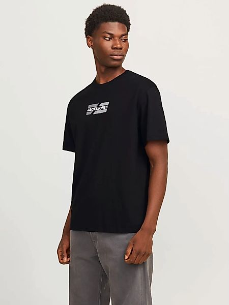Jack & Jones Herren Rundhals T-Shirt JJCORP GRAPHIC TEE SS O-NECK - Regular günstig online kaufen