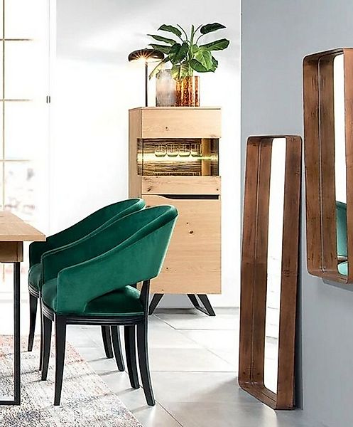 JVmoebel Vitrine Moderne Vitrine Holz Möbel Esszimmer Wohnzimmer Einrichtun günstig online kaufen
