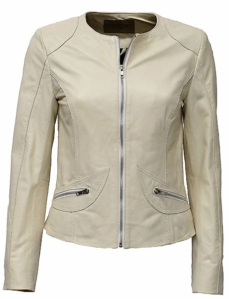 Zimmert Leather Lederjacke Bea (1-St) kragenlos, günstig online kaufen