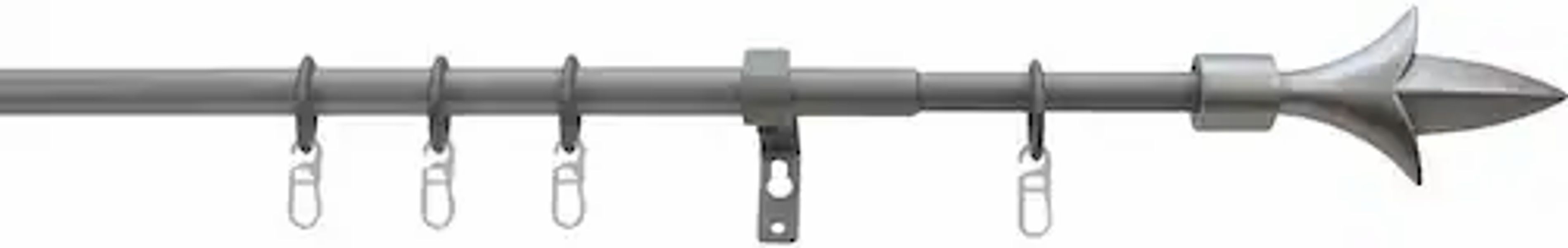 indeko Gardinenstange »Erfurt« Ø 16 mm 1 läufig-läufig ausziehbar stufenlos günstig online kaufen