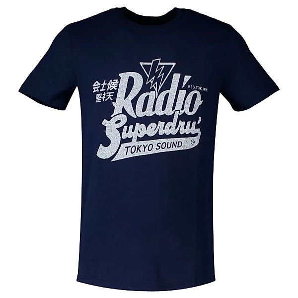 Superdry Music Kurzarm T-shirt S Rich Navy günstig online kaufen