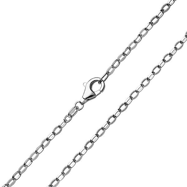 Materia Gliederkette Damen Erbskette Silber oval günstig online kaufen
