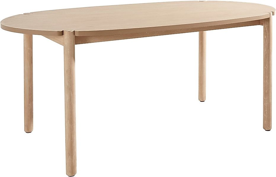 s.Oliver Esstisch Illija, in ovaler Form, gefertigt aus Eschenholz und MDF günstig online kaufen