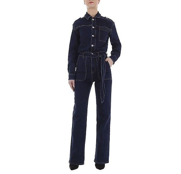 Ital-Design Jumpsuit Damen Freizeit (85884558) Stretch Langer Jumpsuit in D günstig online kaufen
