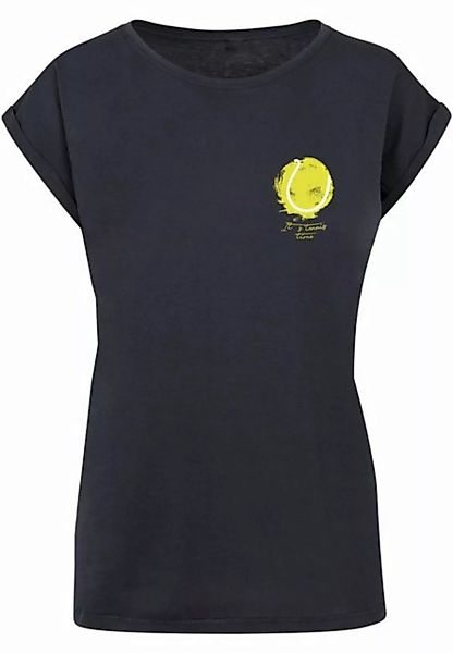 Merchcode T-Shirt Merchcode Damen Ladies Its Tennis Time Extended Shoulder günstig online kaufen