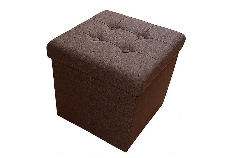 Natsen Sitzhocker mit Stauraum faltbare Sitzwürfel (Sitztruhe aus Leinen, 3 günstig online kaufen