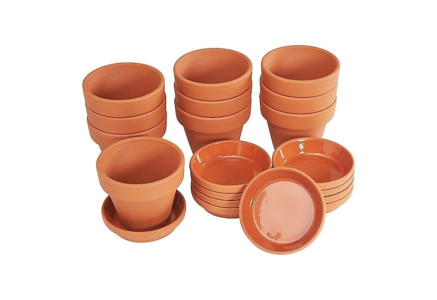 VBS Blumentopf Terrakottatopf mit Untersetzer (20 St), 10 Paar günstig online kaufen
