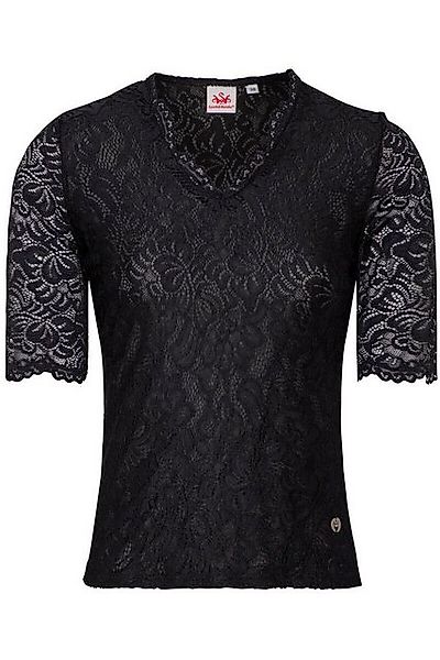 Spieth & Wensky Trachtenbluse Blusenshirt - ARKTIS - offweiß, schwarz günstig online kaufen