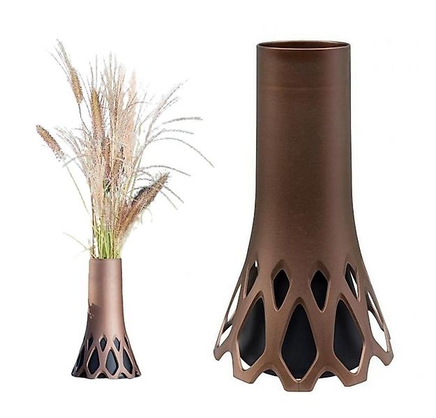 GarPet Bodenvase Grabvase Roseta mit Sockel Gewicht Friedhof Vase Grabschmu günstig online kaufen
