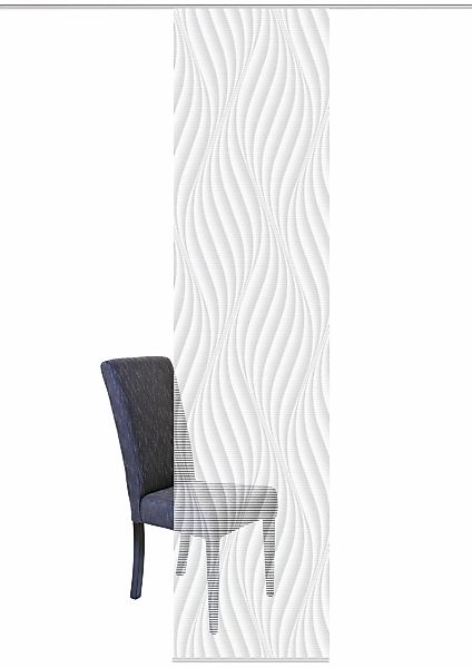 Vision S Schiebegardine "WAVE" Paneelwagen 1 Stk. tlg. HxB: 260x60, Schiebe günstig online kaufen