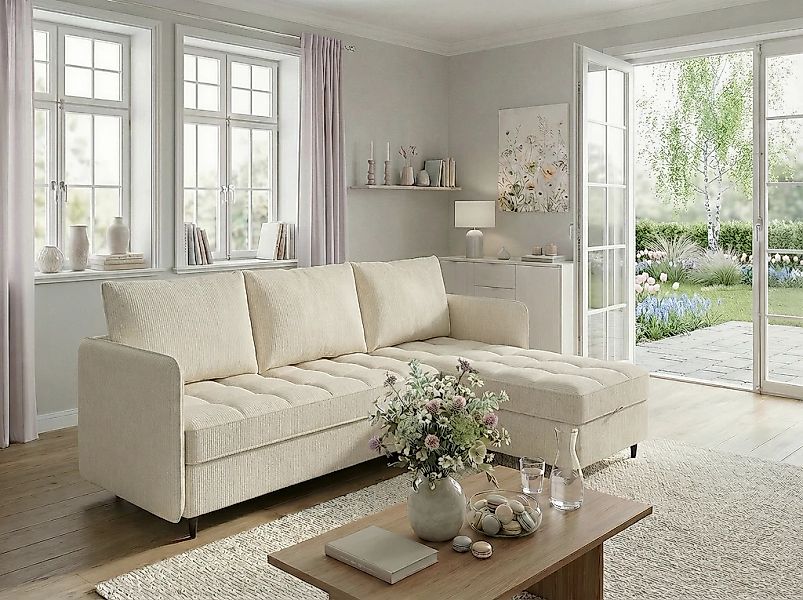 Dorel Home Ecksofa "LINDHUS, L-Form, verschiedene Stellvarianten, Modulsofa günstig online kaufen