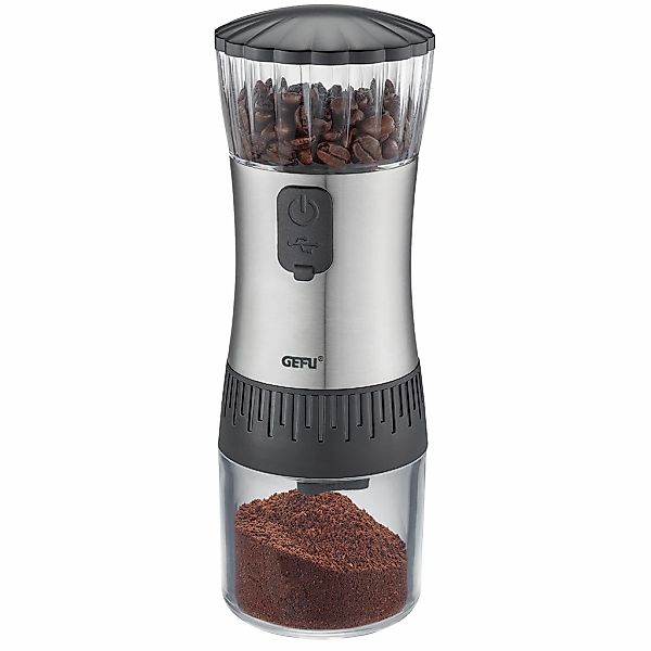 GEFU Kaffeemühle "POLVE" Kegelmahlwerk Keramikmahlwerk, stufenlos, Kompakt, günstig online kaufen