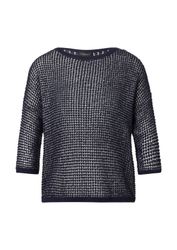 s.Oliver 3/4 Arm-Pullover Strickpullover Lockerer Strickpullover günstig online kaufen