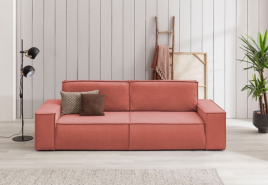 Home affaire 3-Sitzer SHERWOOD Schlafsofa (257cm) günstig online kaufen