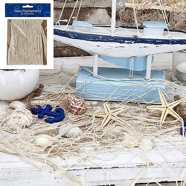 Macosa Home Wanddekoobjekt Fischernetz maritime Deko günstig online kaufen