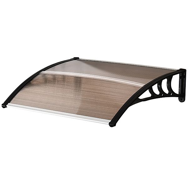 Outsunny Vordach Haustürvordach 120 x 75 cm Pultvordach Überdachung günstig online kaufen