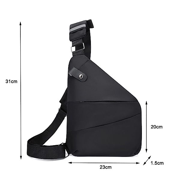 FOUORTUNATE-BEE Umhängetasche Schultertasche, Brusttasche, Anti-Diebstahl, günstig online kaufen