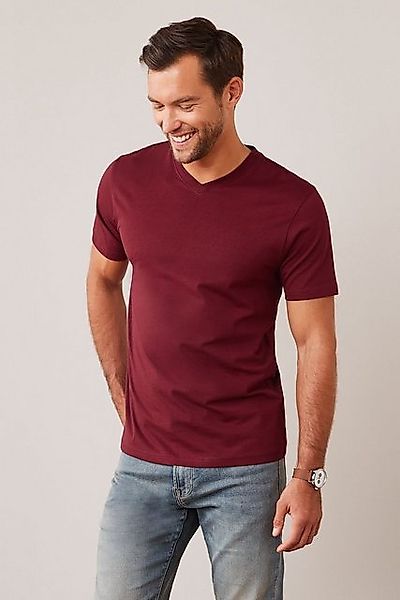 Next T-Shirt Essential T-Shirt mit V-Ausschnitt günstig online kaufen
