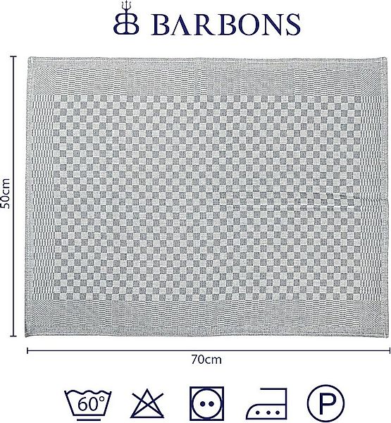 BARBONS Geschirrtuch Geschirrtücher Baumwolle, Küchentücher, Küchenhandtüch günstig online kaufen
