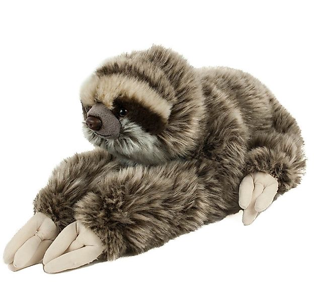 Teddys Rothenburg Kuscheltier Faultier Emil braun 30 cm liegend mit Klettve günstig online kaufen